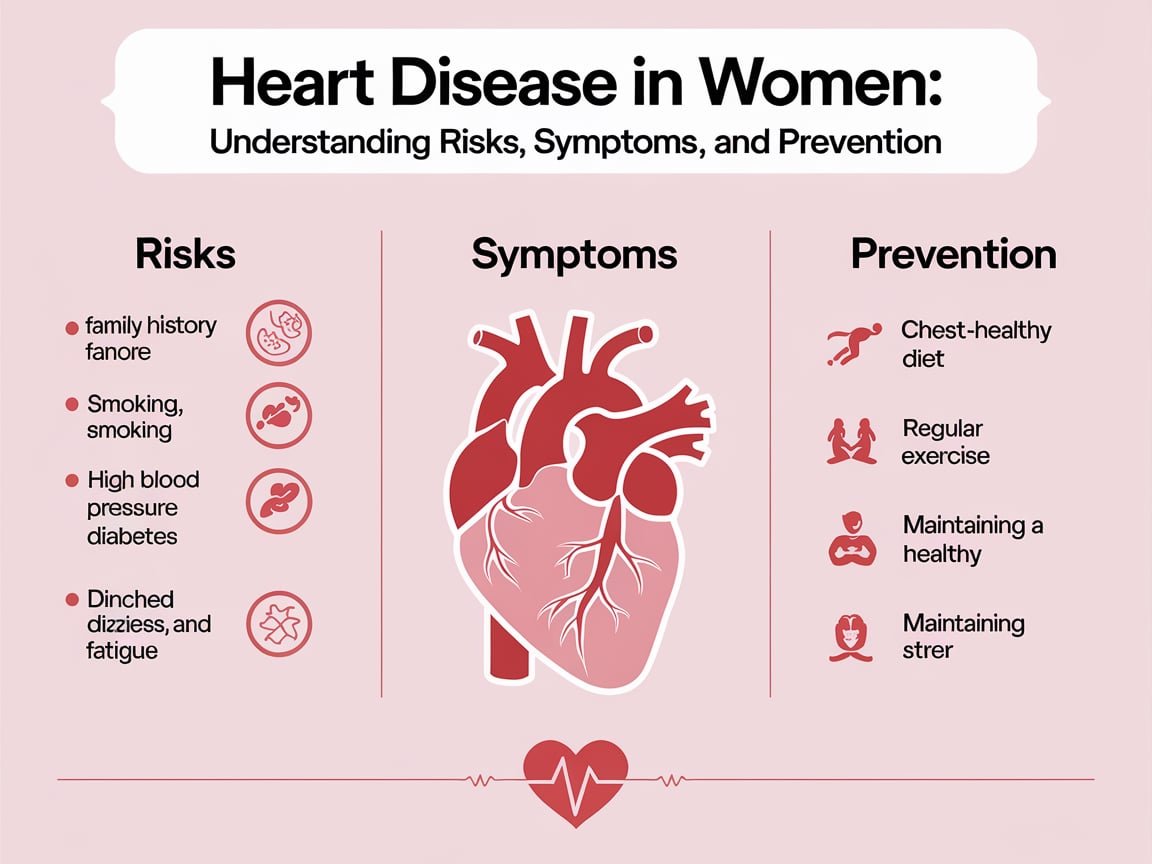 "A healthcare provider explaining heart health information to a woman during a medical consultation.