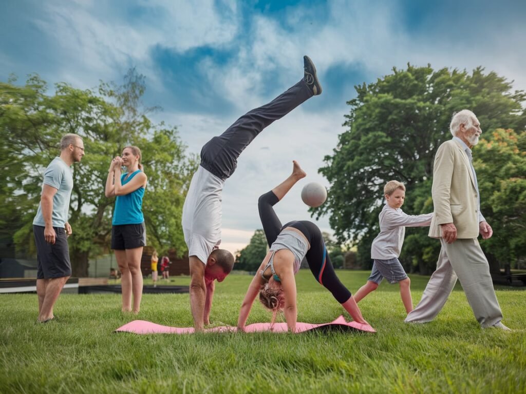 "A person jogging in a park, highlighting the importance of regular physical activity for overall wellness."