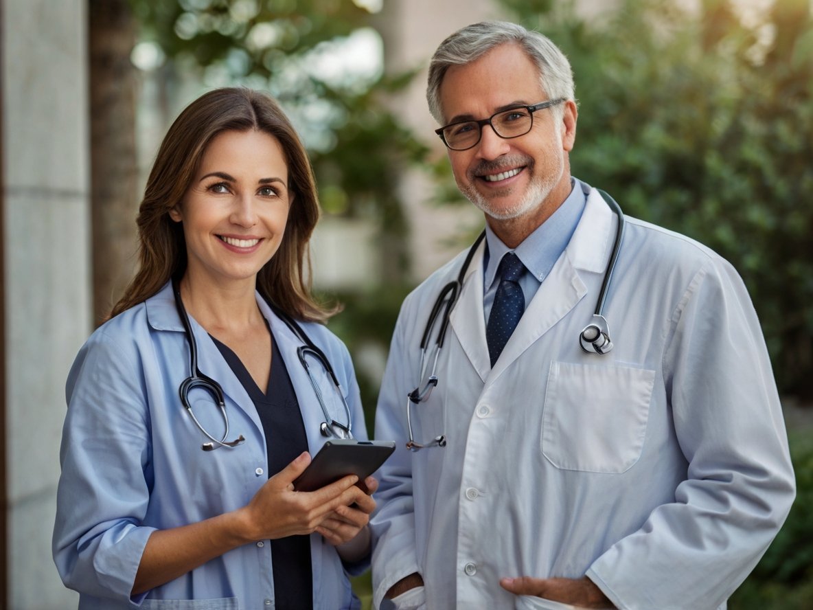 "Healthcare professional discussing preventive measures with a patient"