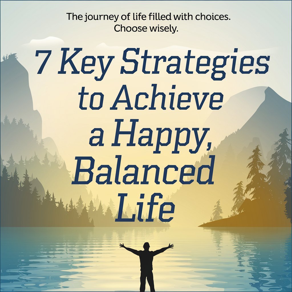 "A peaceful and balanced lifestyle, symbolizing wellness and happiness through healthy habits, mindfulness, and self-care practices."