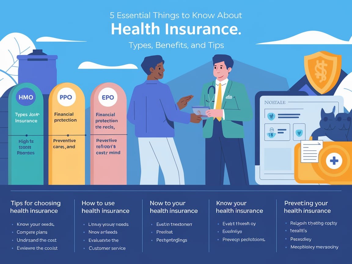 "A person reviewing health insurance plans on a laptop, symbolizing the process of choosing the right coverage for medical care and financial protection."